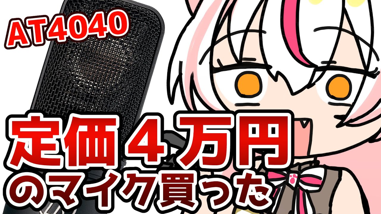 雑談 / AT4040】定価4万円のマイク、お前の力を見せてもらおうか【鵺