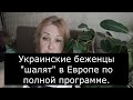 #беженцывевропе Беженцы из Украины "ШАЛЯТ" в Европе по полной программе.