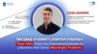 How Engineering Students Actually Start Companies (3 Proven Paths by Josh Adams)