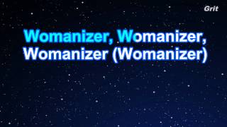Video thumbnail of "Womanizer - Britney Spears Karaoke【Guide Melody】"