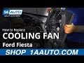 How to Replace Radiator Cooling Fan Assembly 2011-17 Ford Fiesta