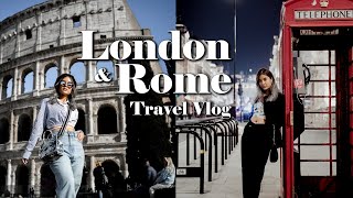 LONDON & ROME 2022 Travel Vlog | Museums, thrifting, Gucci Garden🌺