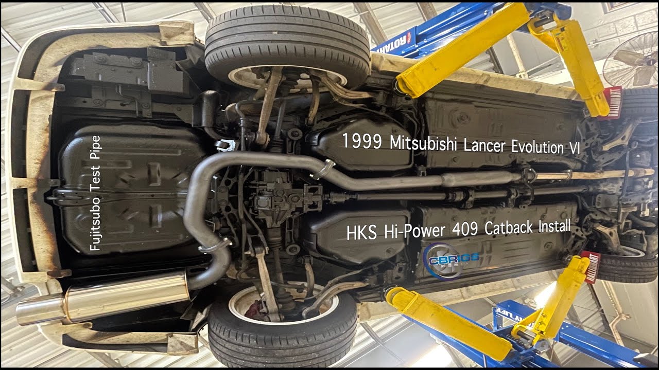 Making My Evo 6 Louder With a New Exhaust (HKS Hi-Power 409 install)