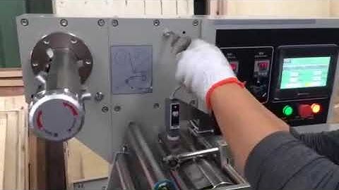 Date printer setting for flow packing machine
