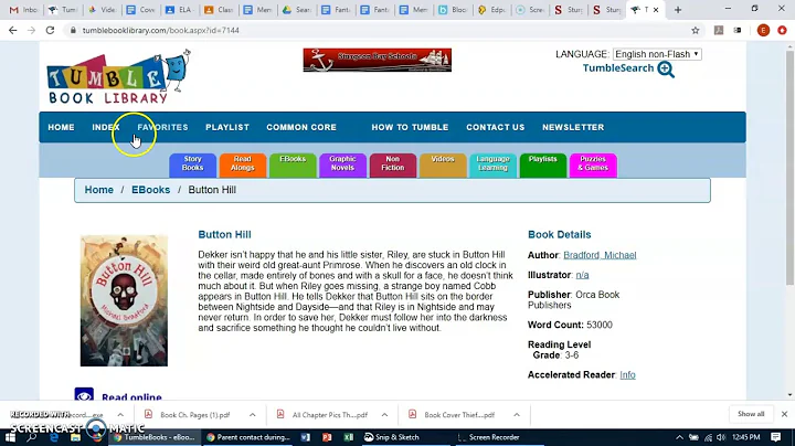 Tutorial for Accessing Tumblebooks