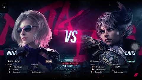 Tekken 8 Closed Network Test Nina Vs. Lars Gameplay