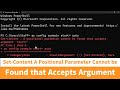 Set-Content : A positional parameter cannot be found that accepts argument 'start=' / 'stop='