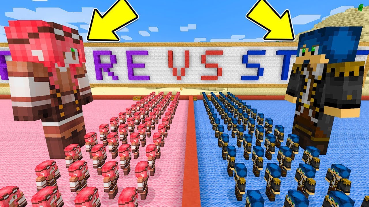 Minecraft ITA - L'esercito di STEF VS L'esercito di PHERE