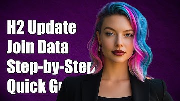 How to Perform H2 Database Update with Join: Step-by-Step Guide