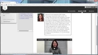 Getting to know coursesites