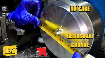 ¿Qué haces cuando el diámetro de la pieza no cabe en el torno? ASÍ SE RESUELVE