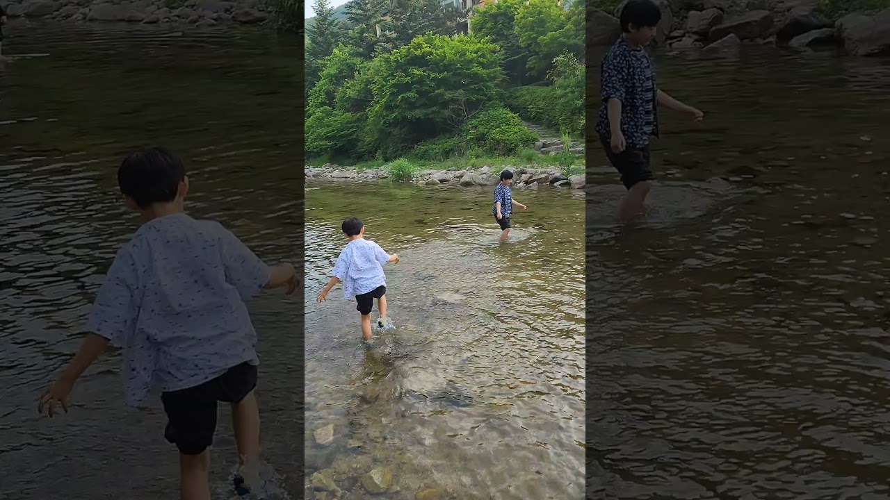 포천 물놀이 여행 한화리조트 산정호수 안시에서 #shorts