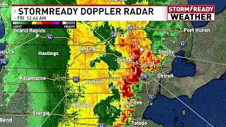 LIVE: Tracking the severe weather threat across Michigan
