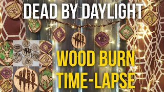 Dead By Daylight Wood Burn Art Decor Time-Lapse