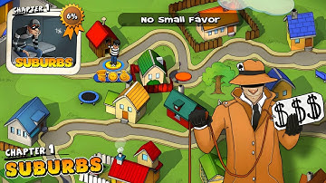 Robbery Bob: Introduction + No Small Favor - Level 1 (Suburbs Chapter 1)