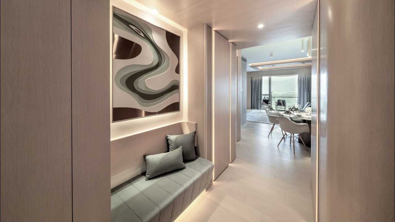 半山壹號 | CELESTIAL HEIGHTS | 客飯廳設計系列:玄關 | Danny Chiu Interior Designs ...
