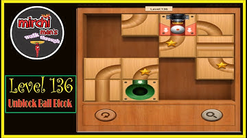 Unblock Ball-Block Puzzle || Level - 136  || Walk Through