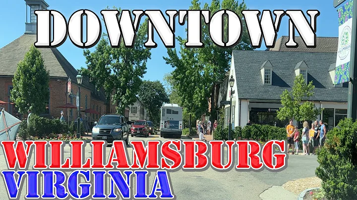 Williamsburg - Virginia - 4K Downtown Drive