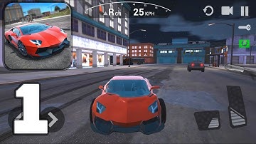 Ultimate Car Driving Simulator - Mobile Gameplay Walkthrough Part 1 (iOS, Android)