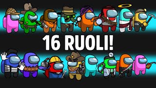 SERATA AMONG US MOD: 16 RUOLI CHE RUOTANO!