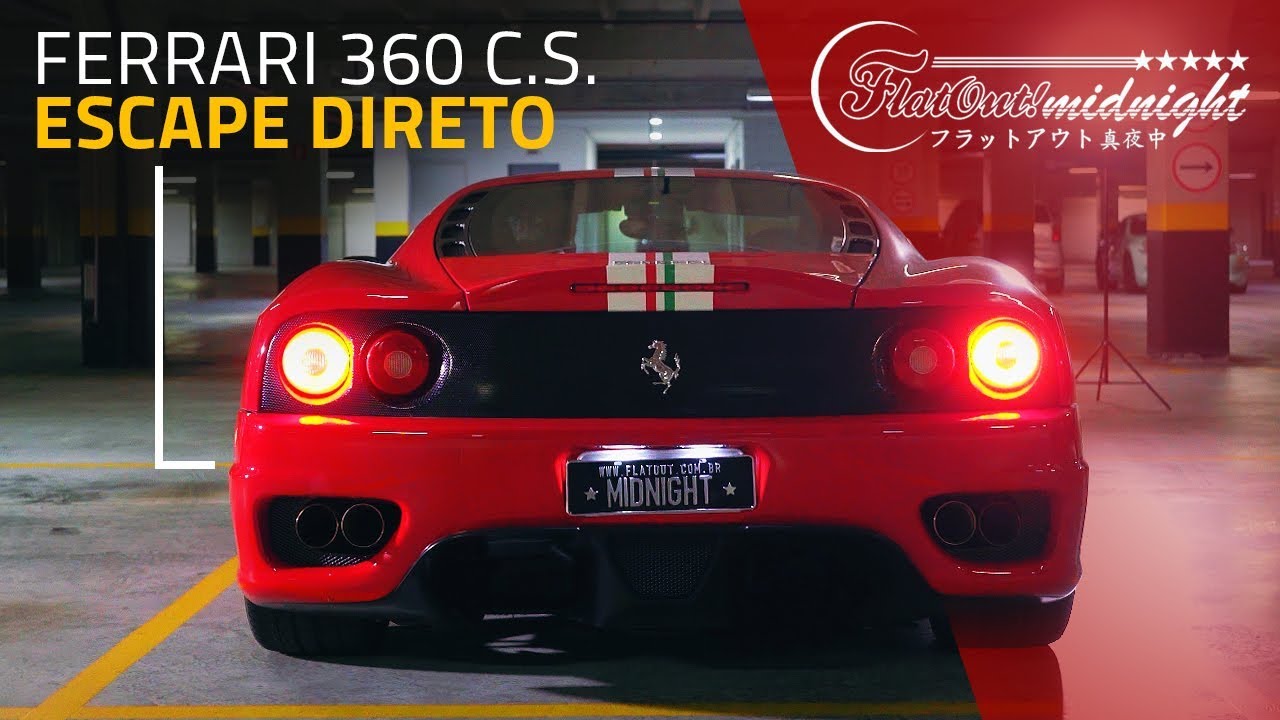 ESCAPE DIRETO!!! FERRARI 360 CHALLENGE STRADALE TRIBUTO | FLATOUT MIDNIGHT