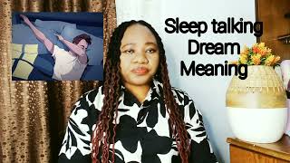 why am i always sleep talking while sleeping, don't ignore this dream