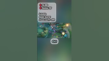 ♦MLBB: S-38 Rank Game Highlights - 13 #mobilelegends #mlbb #shorts #cici