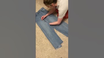 👖🪡HOW TO TURN JEANS INTO A SKIRT🪡👖