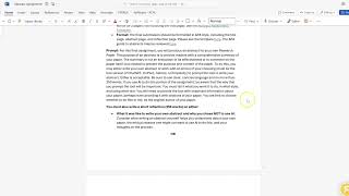 Abstract Assignment Sheet Video