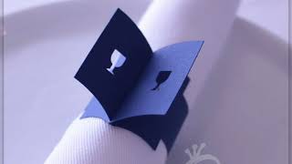 Passover Table Decorations - Paper Napkin Rings
