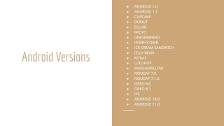 Android Evolution and the Android Architecture