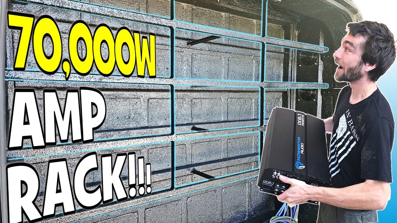 Building 70,000W Amplifier Rack w/ 12 Incriminator BASS AMPS & Custom