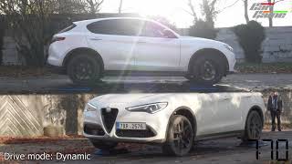 Alfa Romeo Stelvio  Q4 4x4 test on rollers- CarCaine