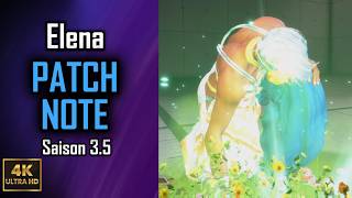 Elena Patch Note Saison 3.5 (Alex) - Street Fighter 6