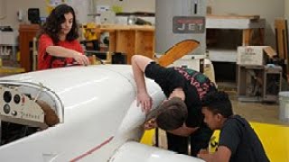 Aviation maintenance classes in PWCS provide students with unique hands-on learning opportunities