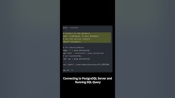 🐧 How to find which version of PostgreSQL is installed 🐧#linux #shell #cli #konsole #ubuntu #fedora