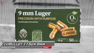 Healthier Ammo: Ecobullet 115gr 9mm Test