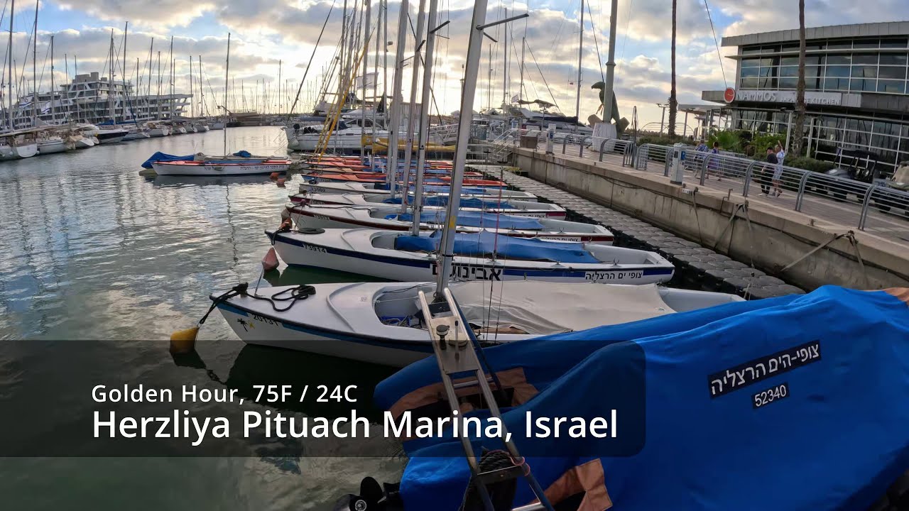Herzliya Marina and Beach Walk - Beautiful Israel Part 2