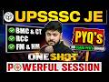 UPSSSC JE Civil Engineering Classes | BMC, RCC, FM &amp; HM PYQs One Shot | UPSSSC JE Civil ONE SHOT