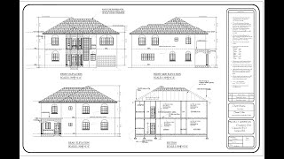 How to read elevations on Blue Print (Jamaica)