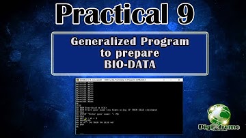 Computer Practical 9 - Class IX 2021