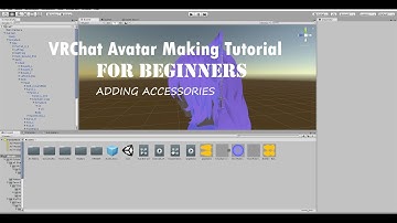 beginner tutorial for VRChat avatar making 1 (Adding assets and accessories)