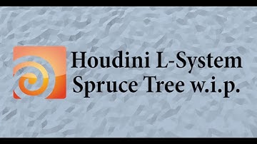 Houdini L-System Spruce Tree w.i.p.