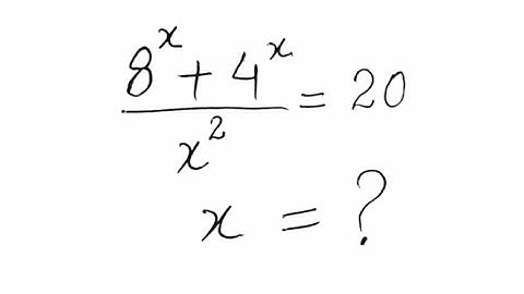 A Tricky Maths Exam Question | Solve for x |@mathsolver1117 
