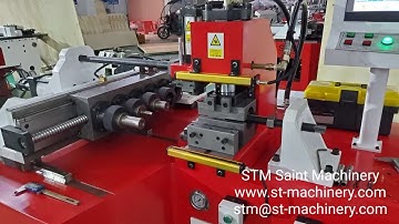 TM60-5 multiple station end forming machine Double clamping beading swaging machine