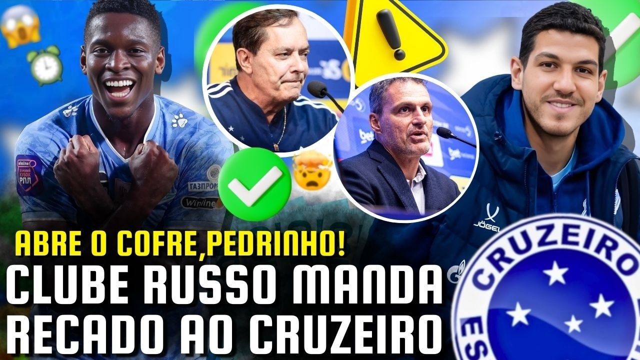 INFORMAÇÃO: CLUBE RUSSO MANDA OS VALORES DE JOGADORES | SERÁ QUE PEDRO LOURENÇO VAI FAZER O PIX?