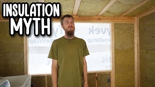 Compressed Insulation Air Space Myth ( Insulating the Back Room + Family Photos! )