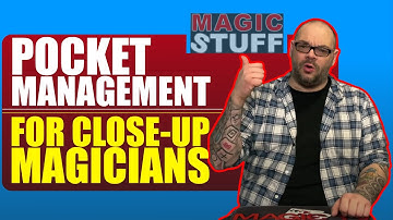 Pocket Management For Close Up Magicians | Magic Stuff With Craig Petty
