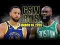 Golden State Warriors vs Boston Celtics Full Game Highlights – March 18, 2026 | NBA Season Mp3 Song