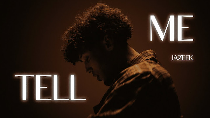 Jazeek - Tell me (Official Video)